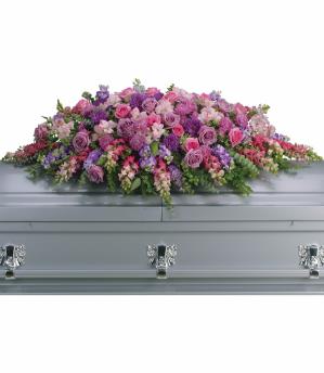 lavender_tribute_casket_spray